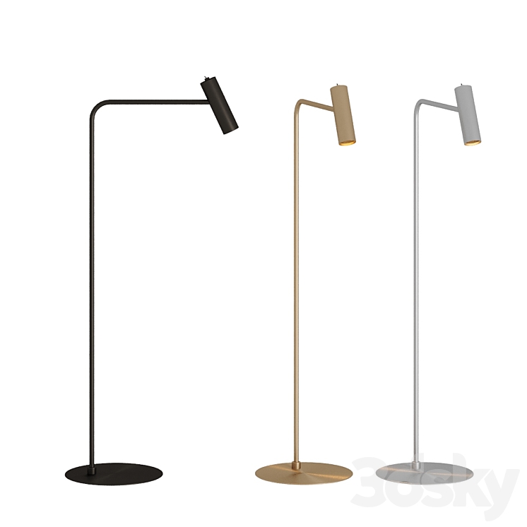 Heron floor lamp 3DS Max - thumbnail 1