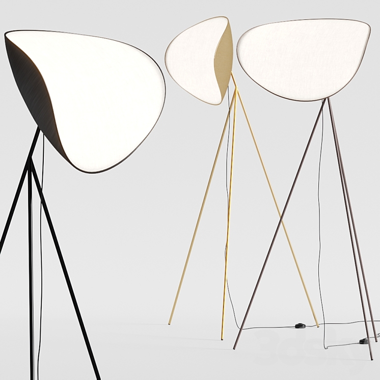 Hind Rabii Infinity Floor Lamp 3DS Max - thumbnail 1