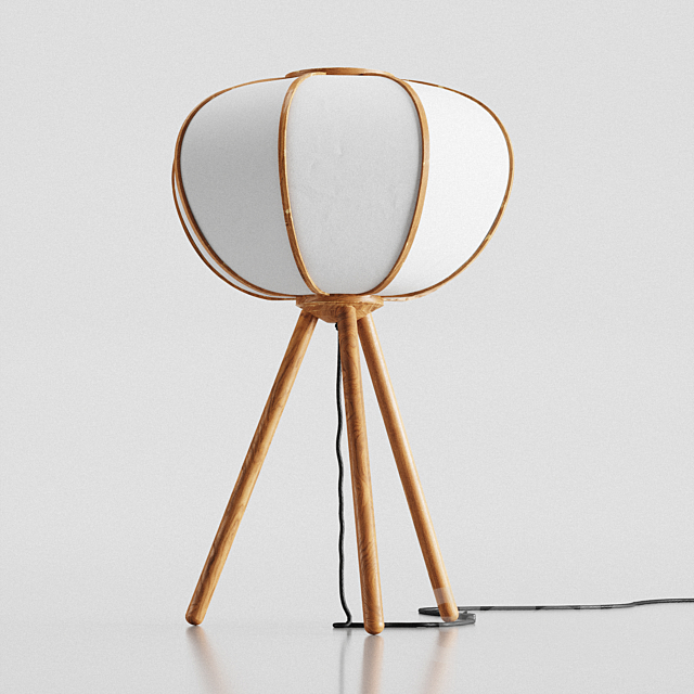 H&M Bamboo floor lamp 3DS Max Model - thumbnail 2