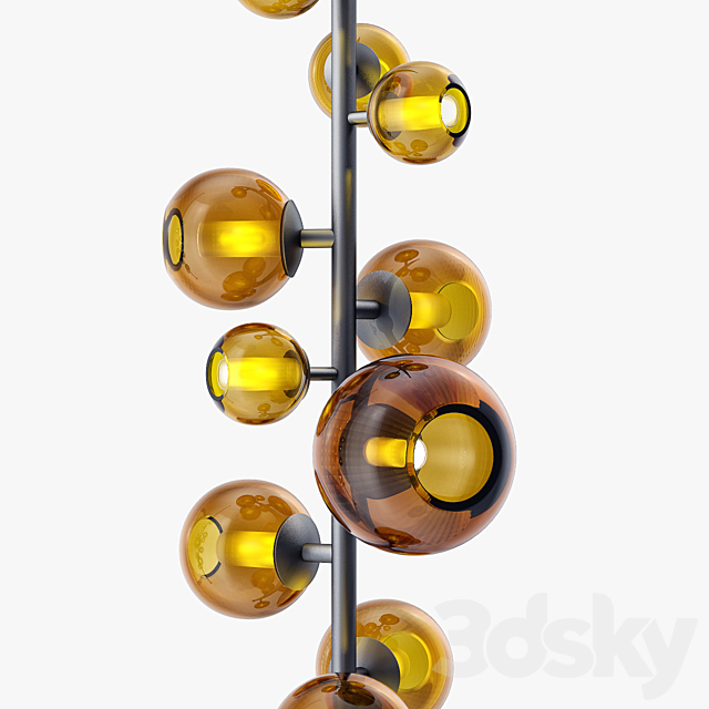 Holly Hunt Last Night Totem Floor Lamp 3ds Max - thumbnail 2