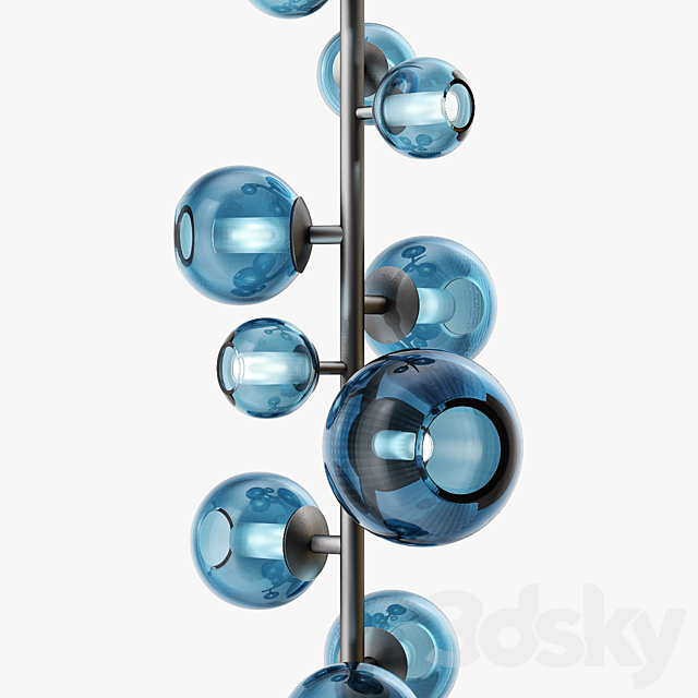 Holly Hunt Last Night Totem Floor Lamp 3ds Max - thumbnail 3