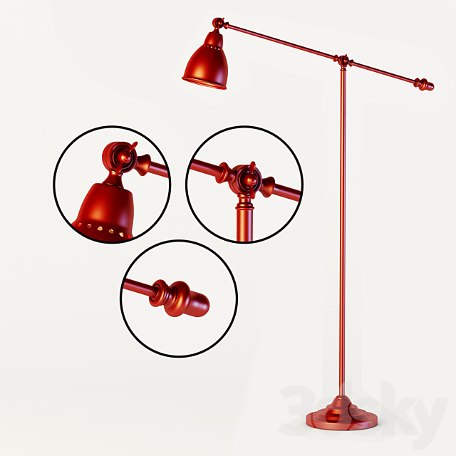 IKEA BAROMETER Floor lamp 3DSMax File - thumbnail 1