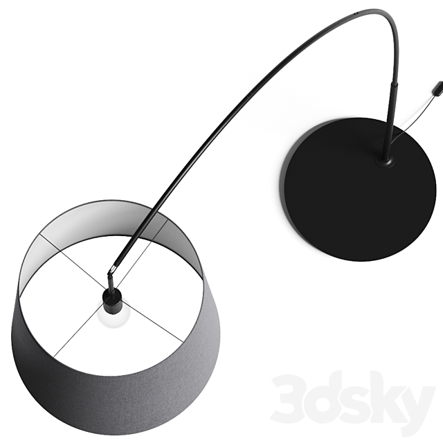 Ikea Skottorp _ Skaftet Floor Lamp Comp. 1 3DSMax File - thumbnail 2