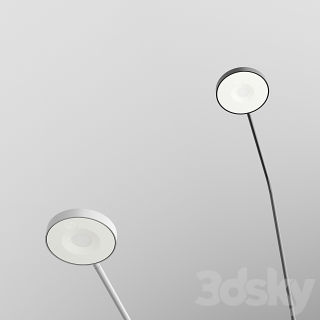 IKEA YPPERLIG LED lamps (table + floor) 3DSMax File - thumbnail 2