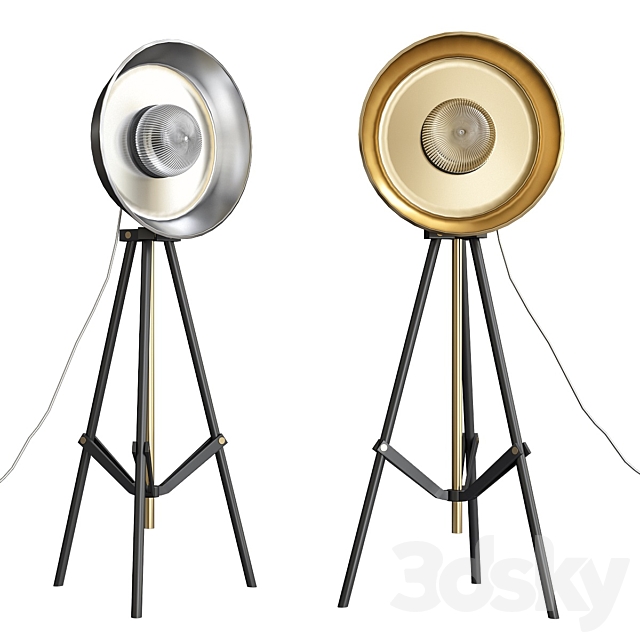 Ilaria Floor Lamp Triple 3DSMax File - thumbnail 1