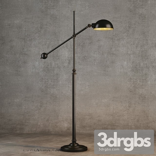 Industrial Joint Floor Lamp 3dsmax Download - thumbnail 1