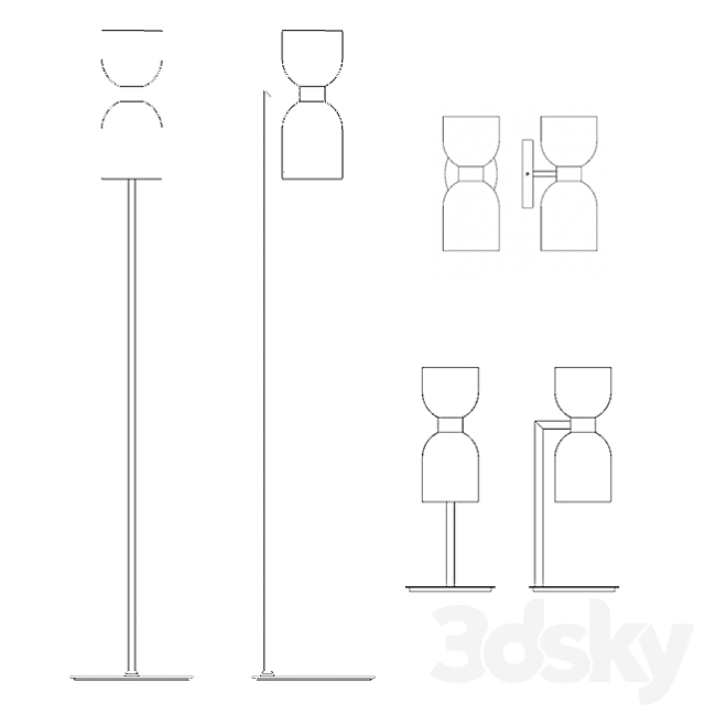 Italamp Caterina 3DSMax File - thumbnail 3