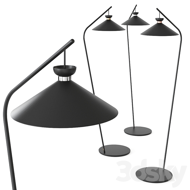 Japan sol de Midj Floor lamp 3DSMax File - thumbnail 1