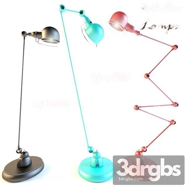 Jielde Loft Floor Lamp 3dsmax Download - thumbnail 1