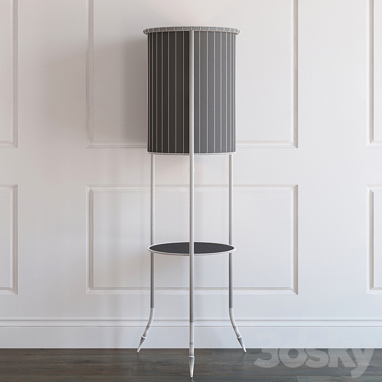 Jonathan adler maxime floor lamp 3DS Max - thumbnail 2