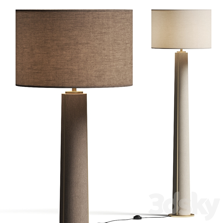 Jose Leite De Castro Totem Floor Lamps 3DS Max - thumbnail 1