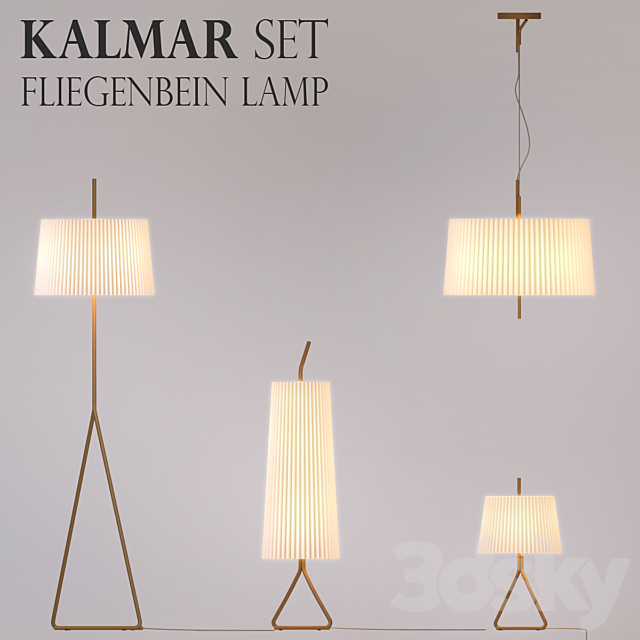 KALMAR FLIEGENBEIN LAMP 3DS Max Model - thumbnail 1