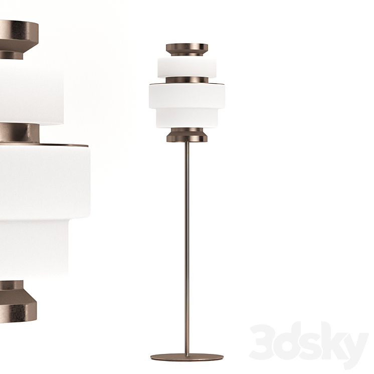 Kèpi floor lamp 3DS Max - thumbnail 1