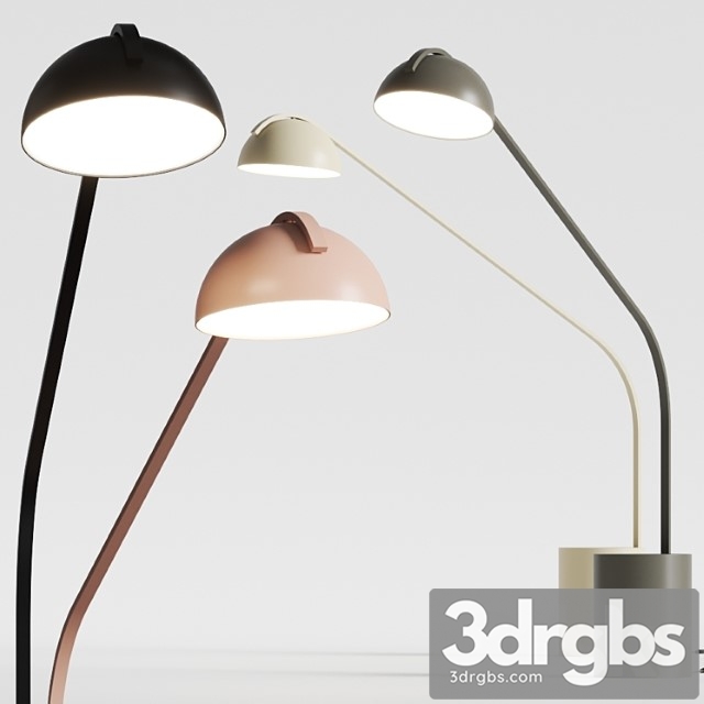 Kettal half dome arc floor lamps - thumbnail 1