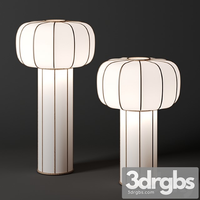 Kiku no hana floor lamp by time & style - thumbnail 1