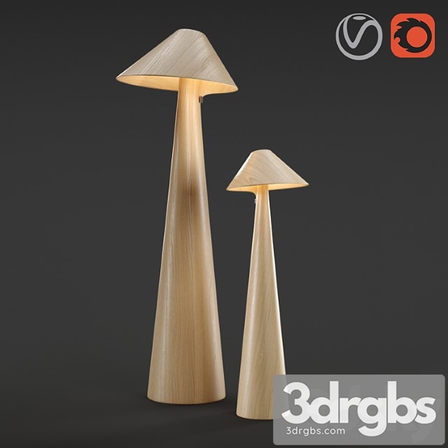 Kino wood floor lamp - thumbnail 1