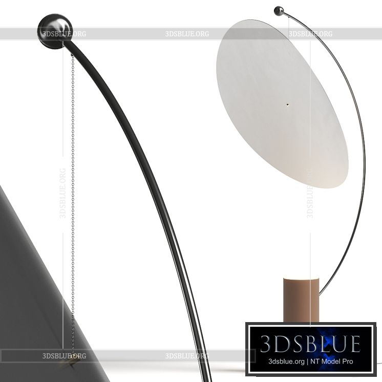 L & G Studio Float Floor Lamp 3DS Max - thumbnail 3