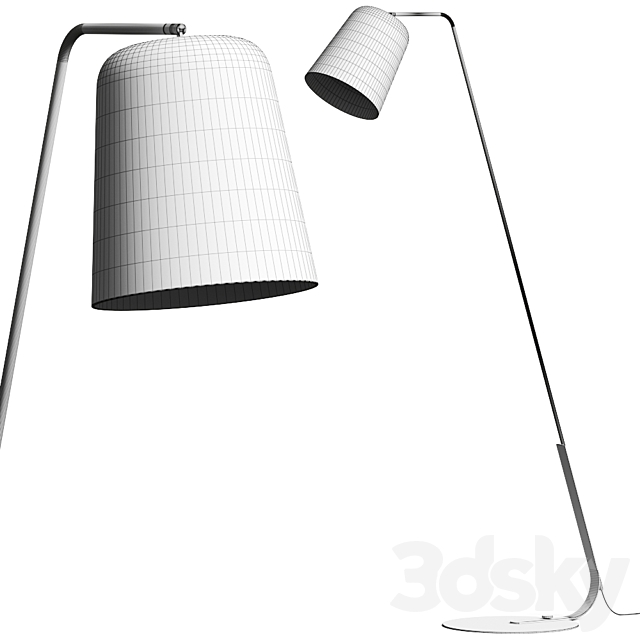 La Forma _ Julia Grup Anina Floor Lamp 3DS Max Model - thumbnail 3