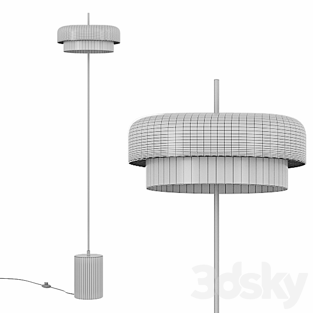 La Redoute Floor lamp Clepsos 3DS Max Model - thumbnail 2