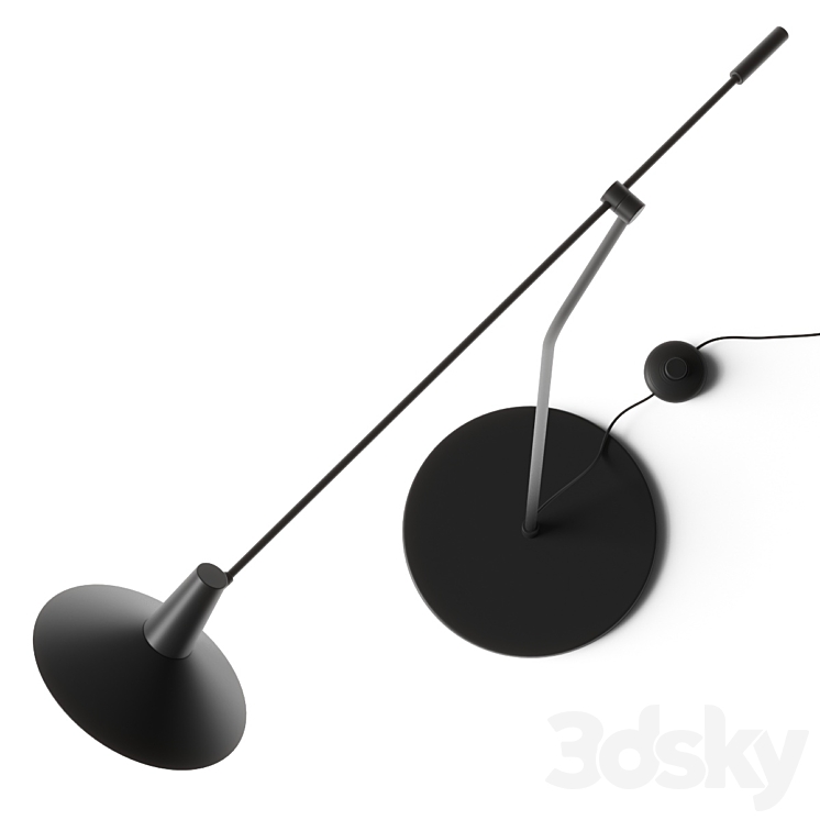 La Redoute Lidia Metal Floor Lamp 3DS Max Model - thumbnail 2