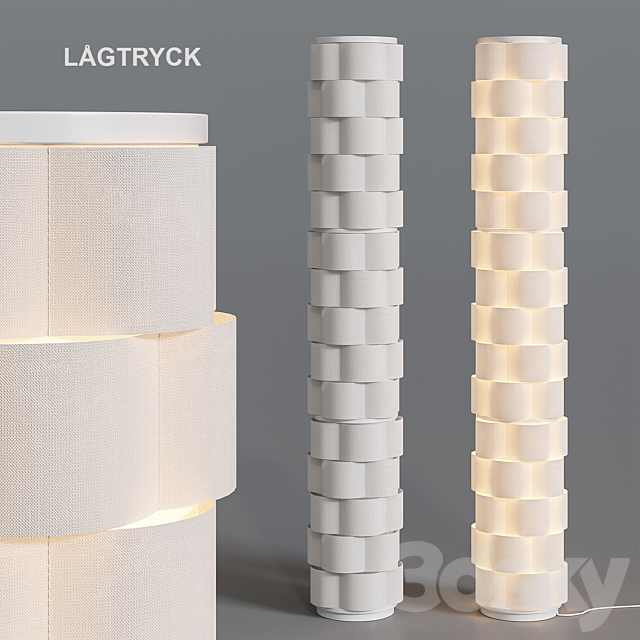 LÅGTRYCK IKEA Floor lamp 3DSMax File - thumbnail 3