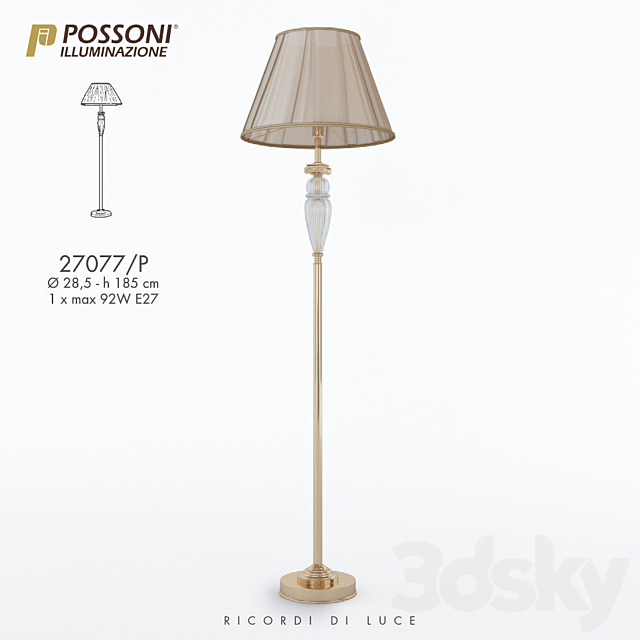 Lamp Possoni 3DSMax File - thumbnail 1