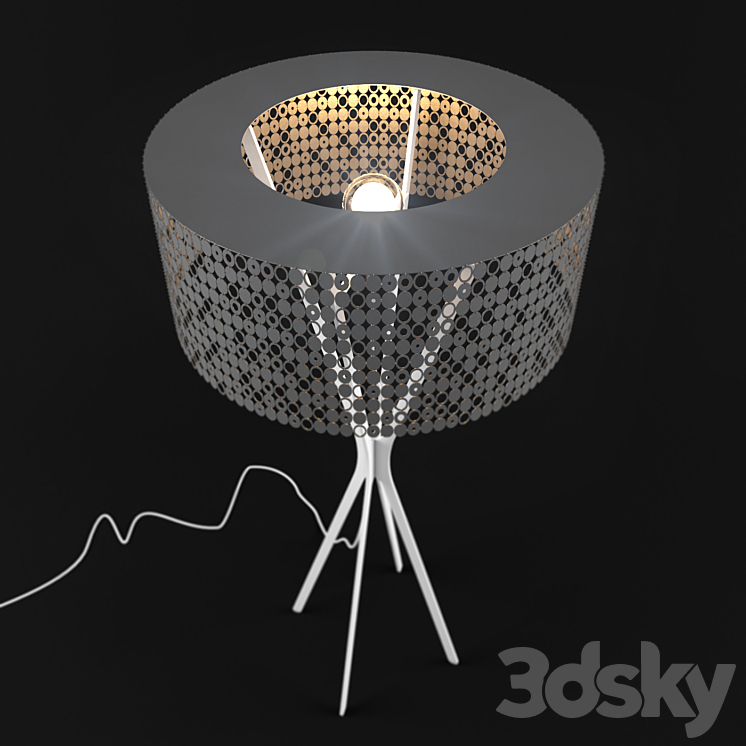 Lampadaire Miss Bubble XXL by Le Labo Design 3DS Max - thumbnail 2