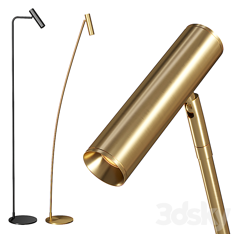 Lampatron ADLAUG B floor lamp 3DS Max Model - thumbnail 1