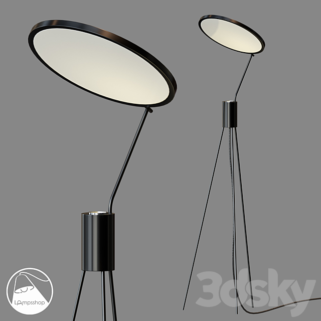 LampsShop.com T6048 Floor Lamp Ecrate 3DSMax File - thumbnail 1