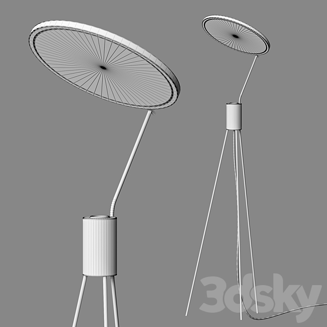 LampsShop.com T6048 Floor Lamp Ecrate 3DSMax File - thumbnail 2