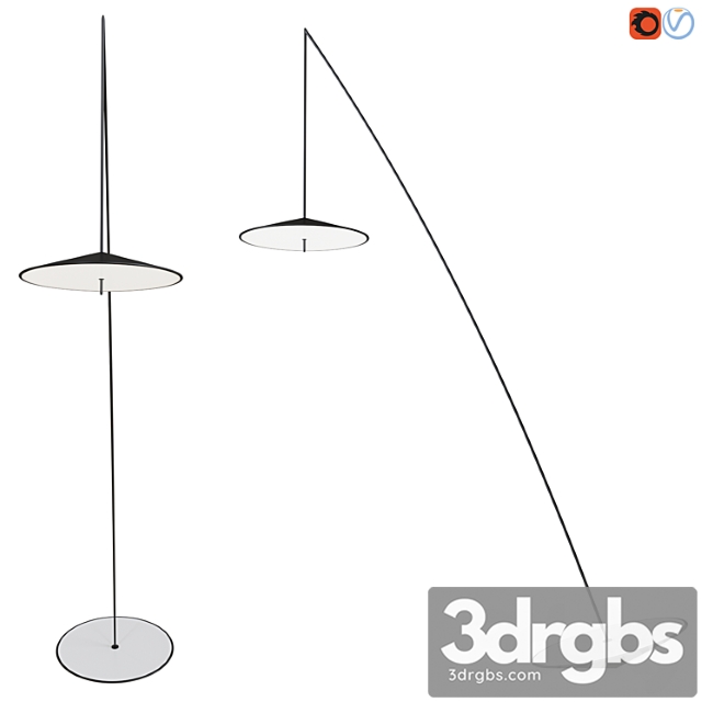 LED Floor Lamp Mauno Lampatron 3dsmax Download - thumbnail 1