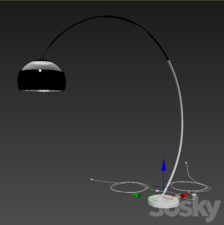 Leds C4 HOOP BALLOONS 25-0058-BW-M1 3DS Max - thumbnail 2