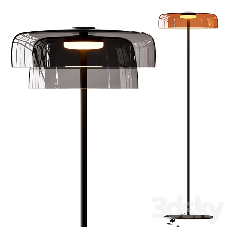 Leds C4 Levels Floor Lamps 3DS Max Model - thumbnail 1