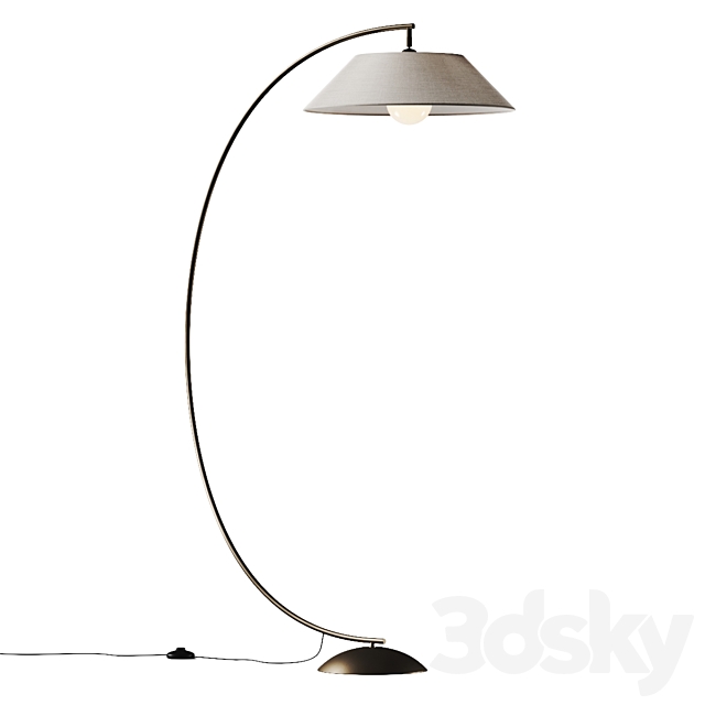 Light & Lamps Circo Arc Floor Lamp 3ds Max - thumbnail 2