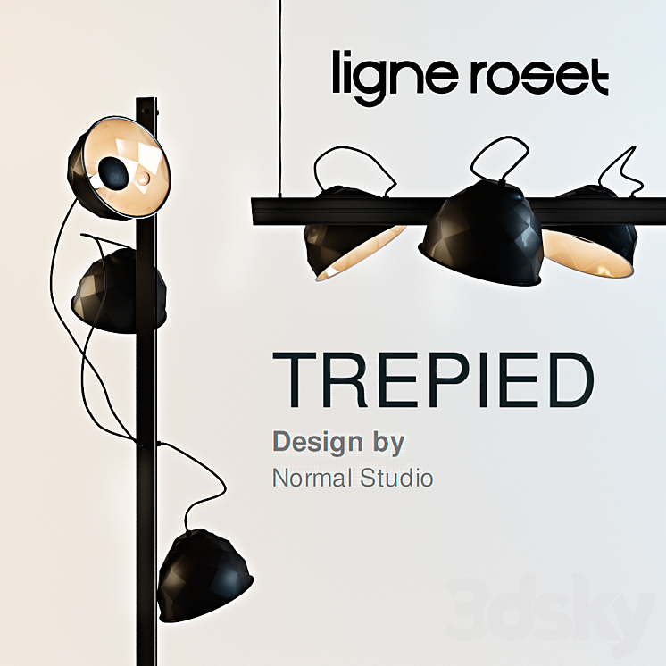 Ligne Roset TREPIED 3DS Max - thumbnail 1