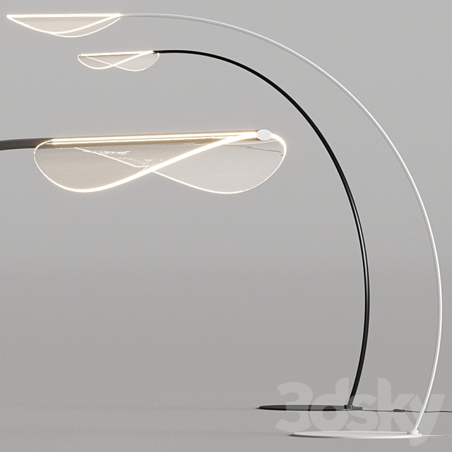 Linea Light _ Stilnovo Diphy Floor Lamp 3DSMax File - thumbnail 1