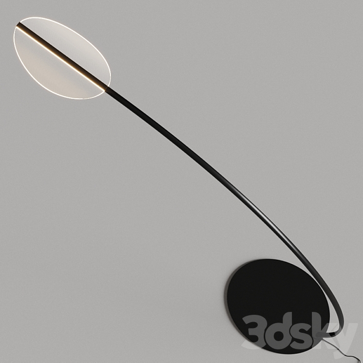 Linea Light \/ Stilnovo Diphy Floor Lamp 3DS Max - thumbnail 2