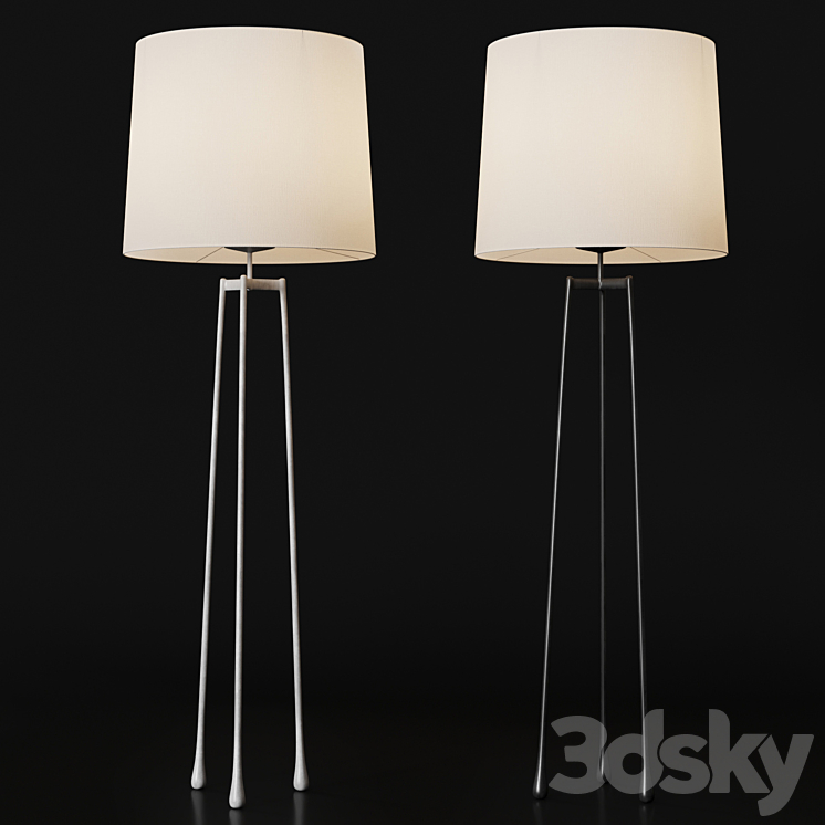 Liseron Floor Lamp By Christian Liaigre 3DS Max - thumbnail 1