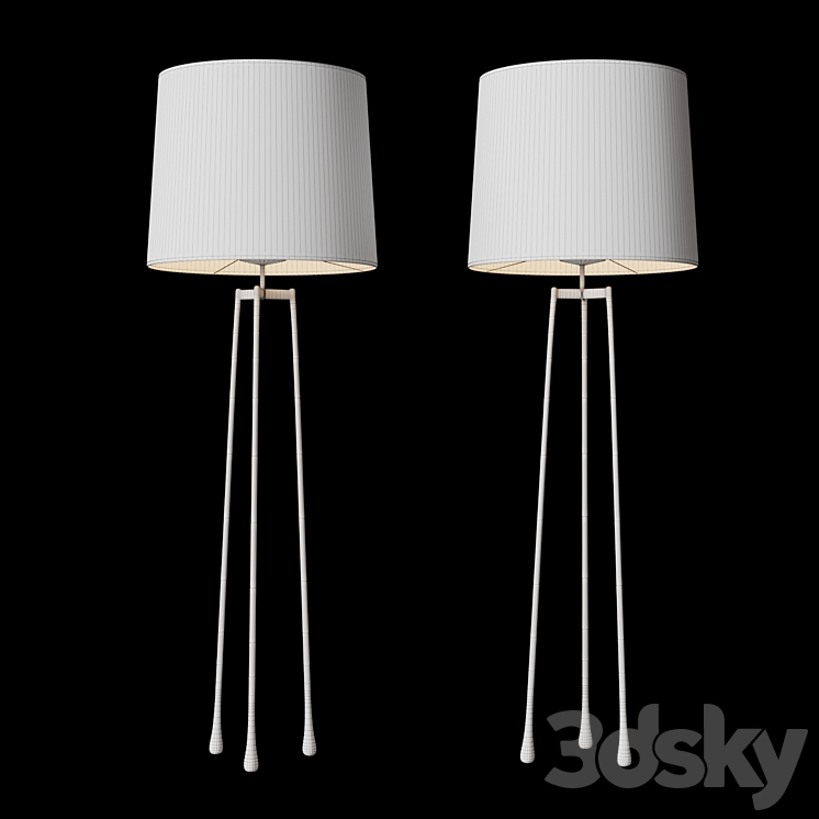 Liseron Floor Lamp By Christian Liaigre 3DS Max - thumbnail 2