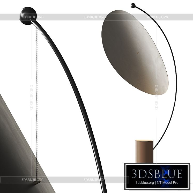 Lodamer Geneva Floor Lamp 3DS Max - thumbnail 3