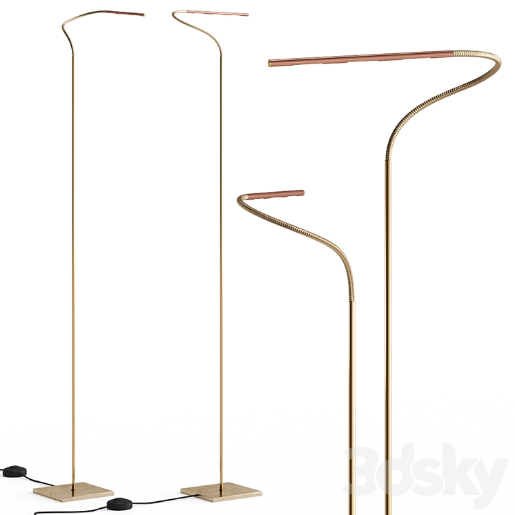 LOLA Floor lamp by Catellani Smith 3DS Max Model - thumbnail 1