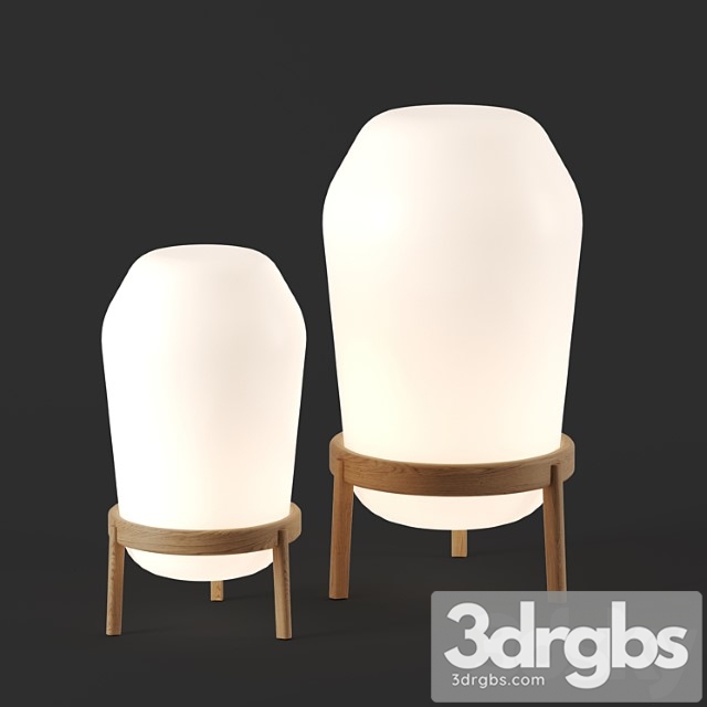 Loon floor lamp by dedon - thumbnail 1