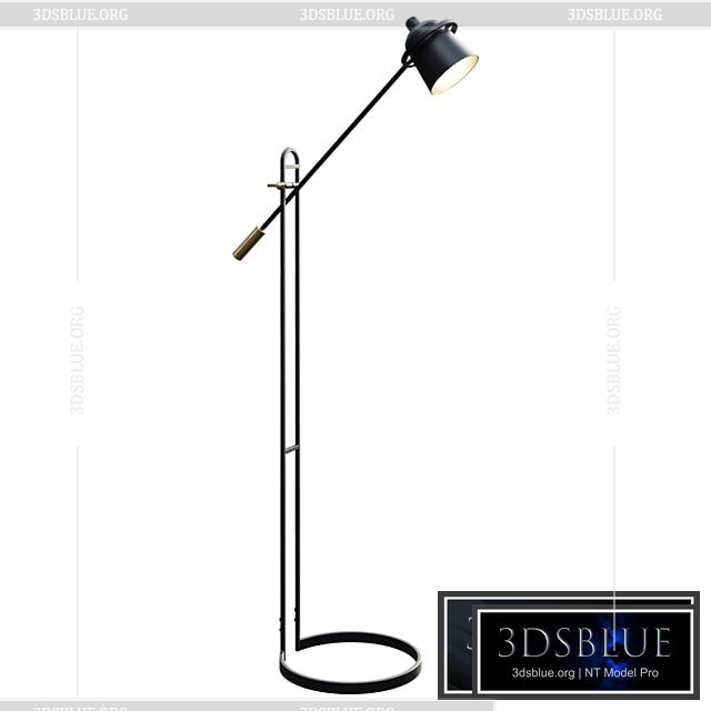 Loop Base Balance Floor Lamp floor lamp 3DS Max - thumbnail 3