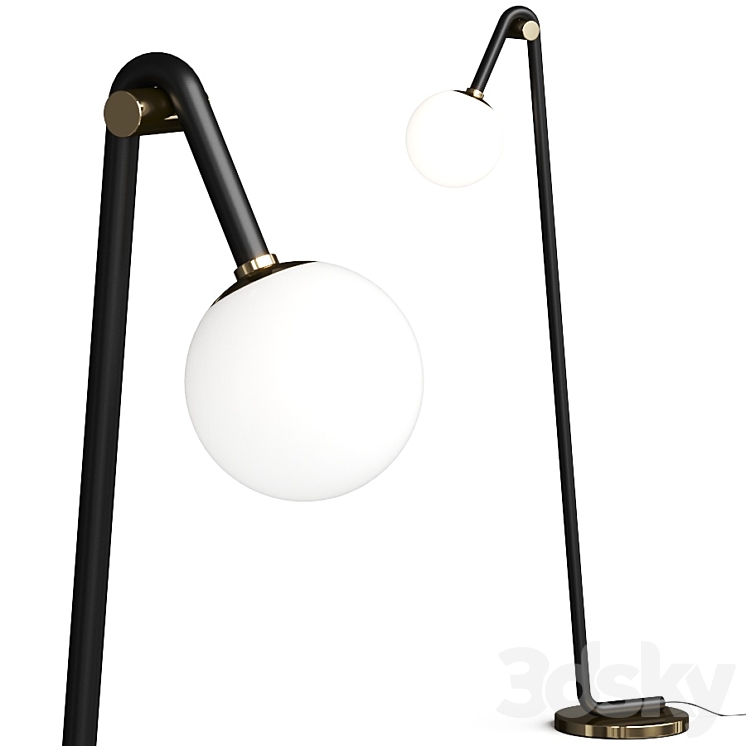 Lulu and Georgia Jeffery Floor Lamp 3DS Max - thumbnail 1