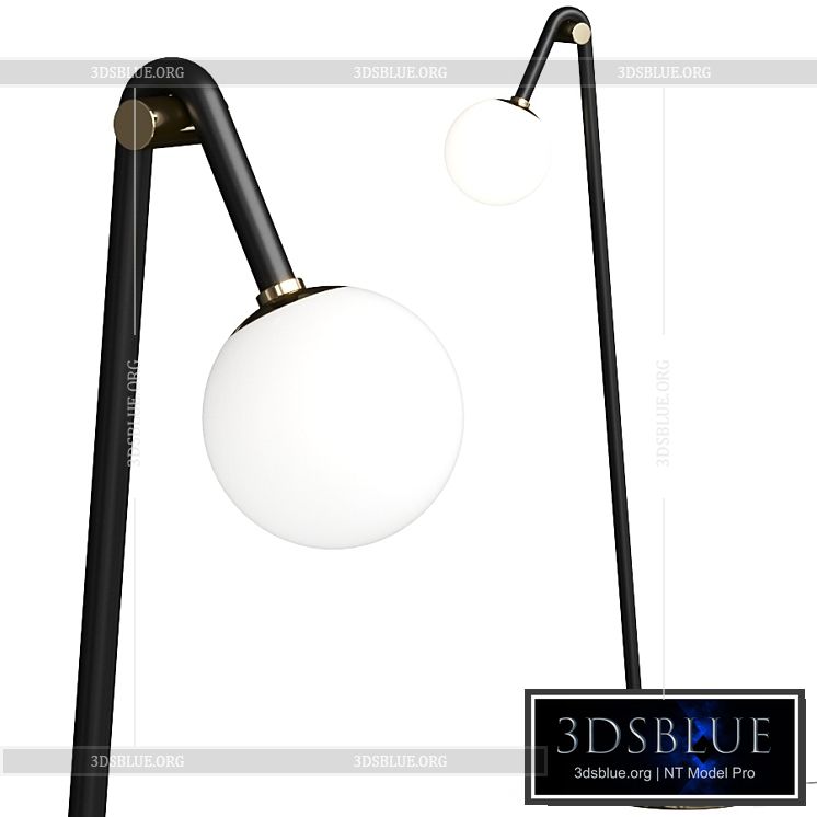 Lulu and Georgia Jeffery Floor Lamp 3DS Max - thumbnail 3