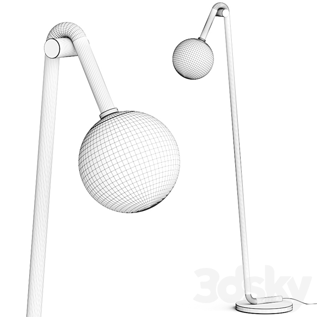 Lulu and Georgia Jeffery Floor Lamp 3DSMax File - thumbnail 2