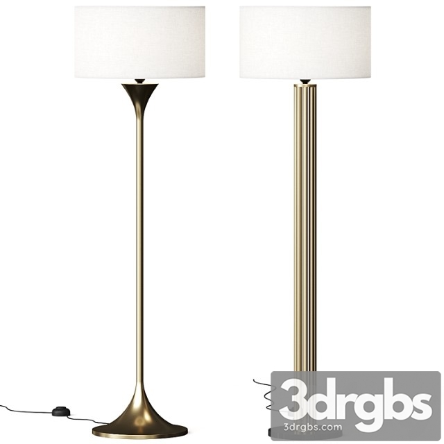 Lulu and georgia quaid sigfried floor lamps - thumbnail 1