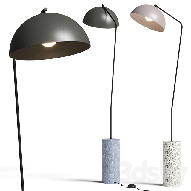 Luminaire Authentik Dome Floor Lamps 3DSMax File - thumbnail 1