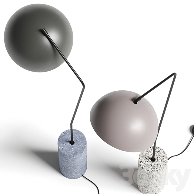 Luminaire Authentik Dome Floor Lamps 3DSMax File - thumbnail 2