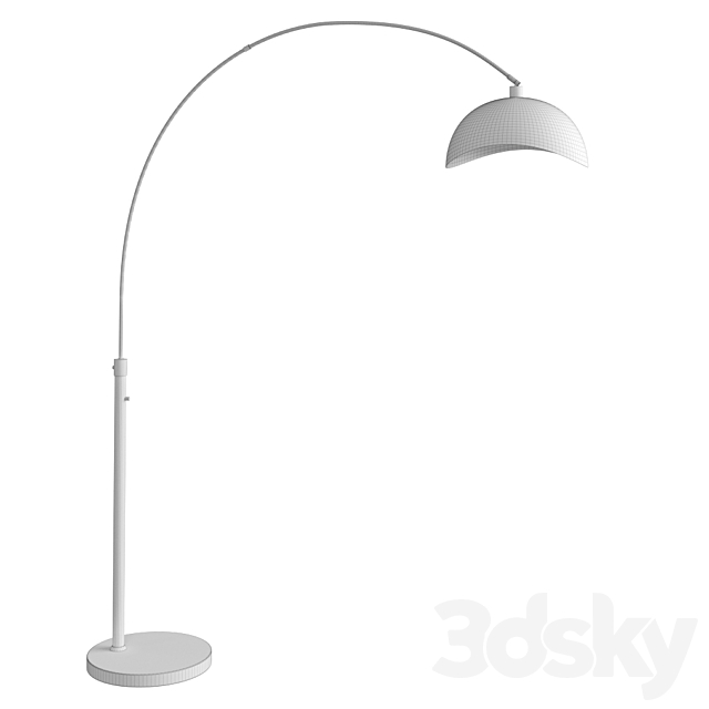 Luna Bella Arched Floor Lamp 3DSMax File - thumbnail 2